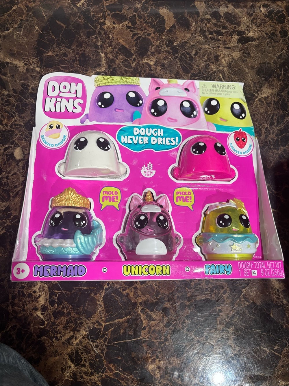 Mermaid Unicorn Fairy Dough Playset - Pink & Purple